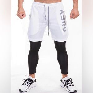 ASRV 2 in 1 Legging Shorts Large